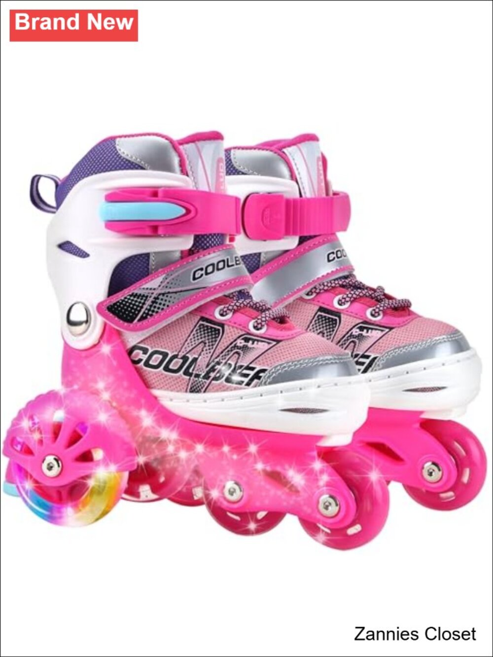 ✨ Adjustable Roller Skates for Girls and Women with Illuminating 8 Wheels